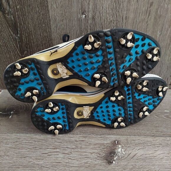 Puma IdCELL Golf Shoes Soft Spike Black Shoe Size 9 - Picture 8 of 12